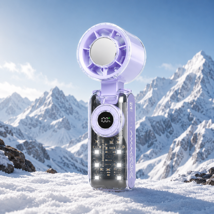 TurboCool™ Ultra-Light Handheld Fan (3000mAh Instant Cooling)